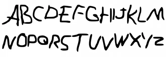 ghgy Font UPPERCASE