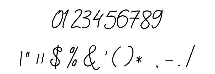 ghicella Font OTHER CHARS