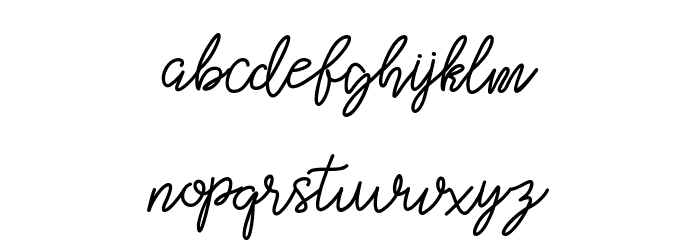 ghicella Font LOWERCASE