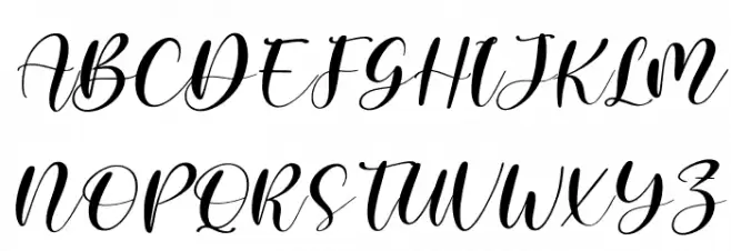 ghisel honey Italic 字体 大写