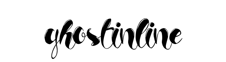 ghost inline Font