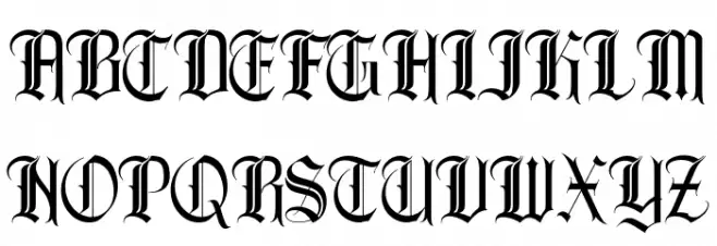 ghosthey Regular Schriftart Groß