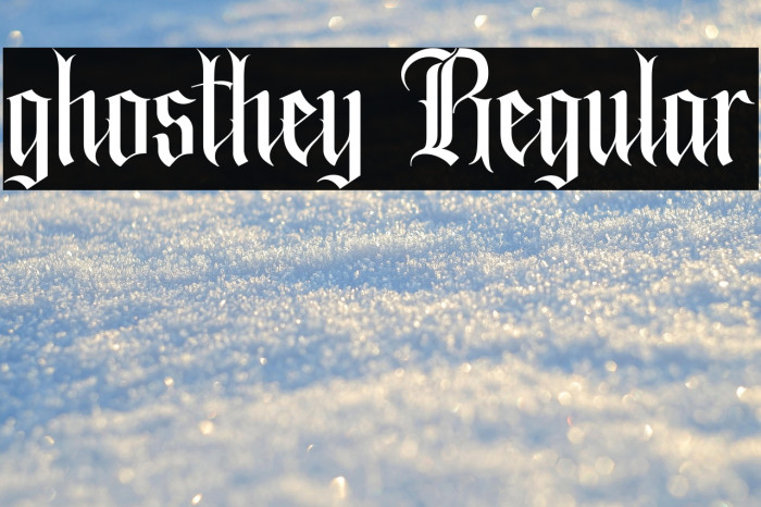 ghosthey Regular Example 1