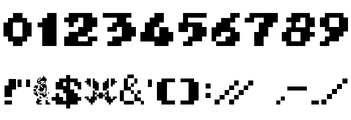 ghouls ghosts and goblins Font OTHER CHARS