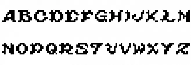 ghouls ghosts and goblins Polices MAJUSCULES