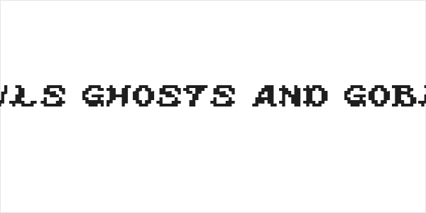 ghouls ghosts and goblins Logo