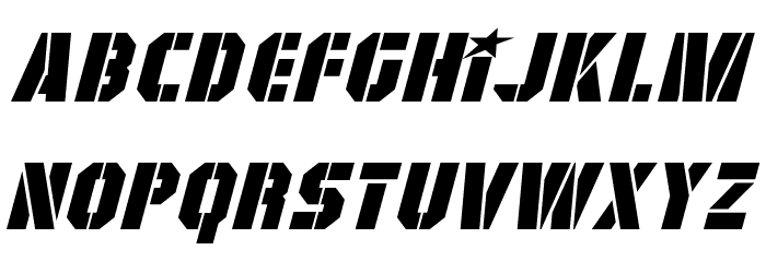 GI Colton Italic Font LOWERCASE