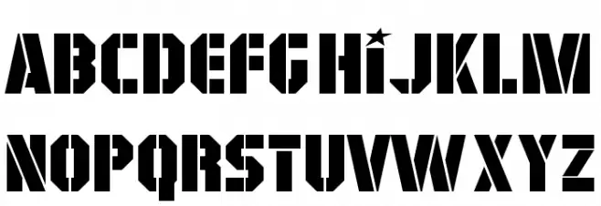 GI Colton Schriftart Groß
