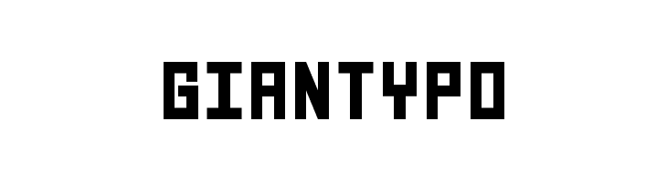 GIANTYPO  フリーフォントのダウンロード