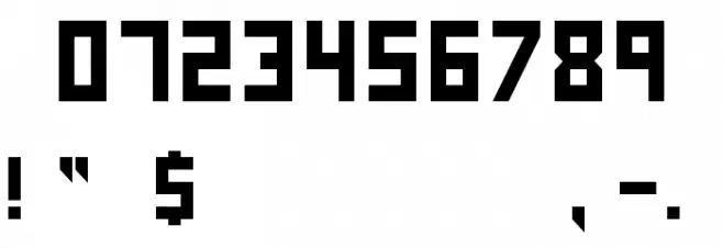 GIANTYPO Font OTHER CHARS