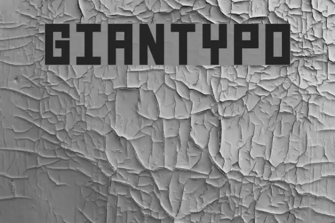GIANTYPO Font examples