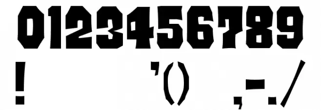 GIANtX Font OTHER CHARS