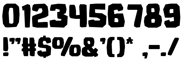 GIBATOWN Font OTHER CHARS