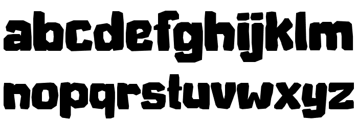 GIBATOWN Font LOWERCASE