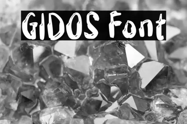 GIDOS Font examples