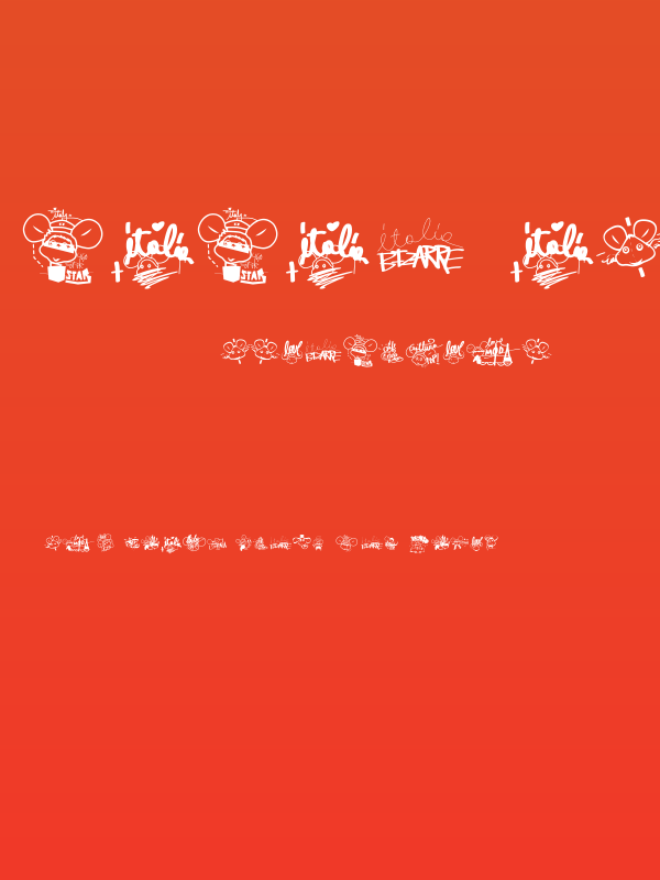 GIGIO ITALIA BIZARRE Poster