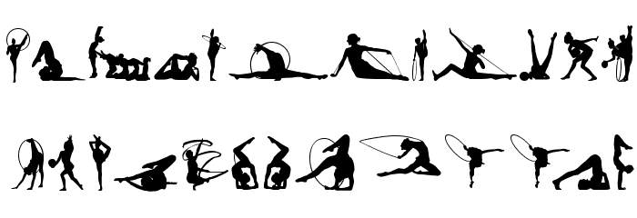 GIMNASIA Font LOWERCASE