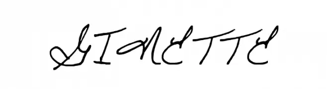 GINETTE  Frei Schriftart Herunterladen