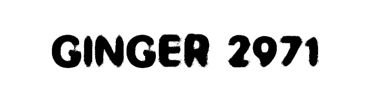 GINGER 2971  免费字体下载