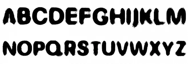 GINGER 2971 Schriftart Groß