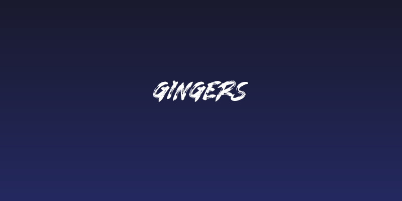 GINGERS Social Header