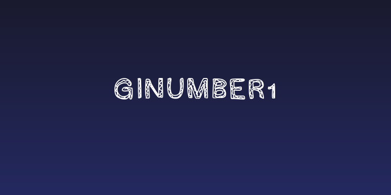 GINUMBER1 Social Header