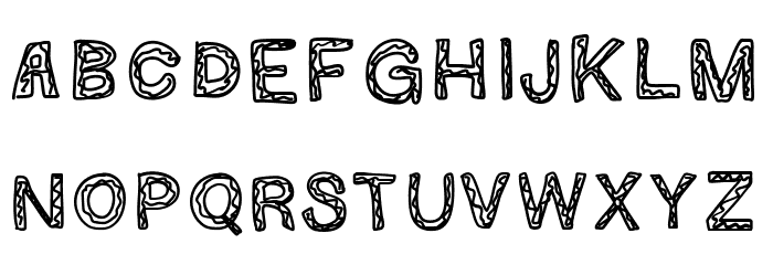 GINUMBER1 Font LOWERCASE