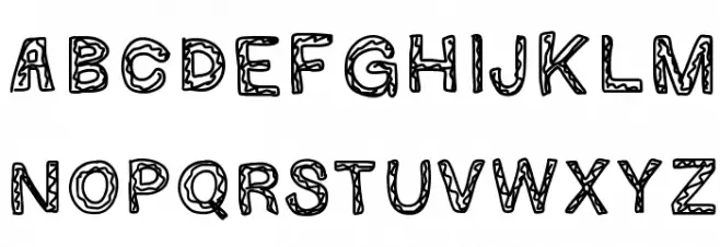 GINUMBER1 Шрифта ВЕРХНИЙ