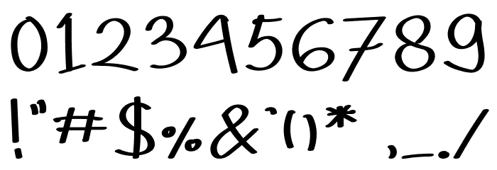 GIRAFFEA Font OTHER CHARS