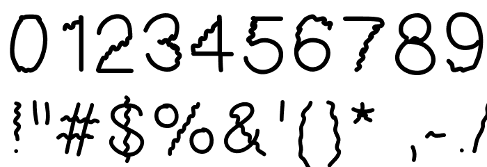 GIfont Font OTHER CHARS