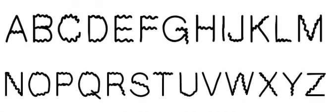GIfont フォント 大文字