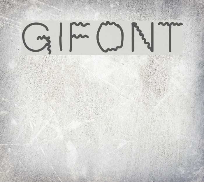 GIfont Font examples