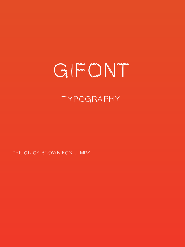 GIfont Poster