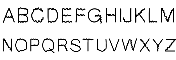 GIfont Font LOWERCASE