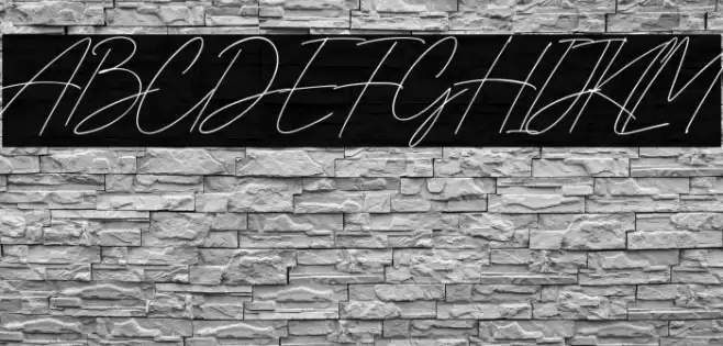 Gia Cristine Font examples