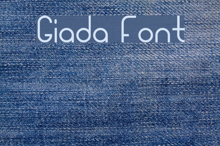 Giada Font examples