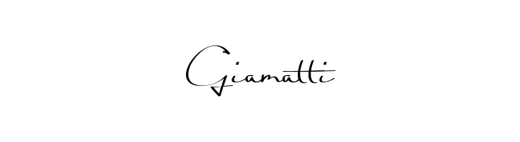 Giamatti  Free Fonts Download