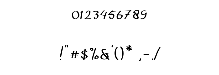 Giamatti Font OTHER CHARS