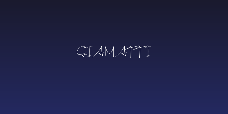 Giamatti Social Header