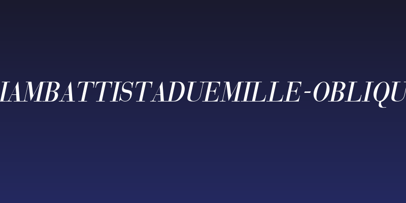 GiambattistaDueMille-Oblique Social Header