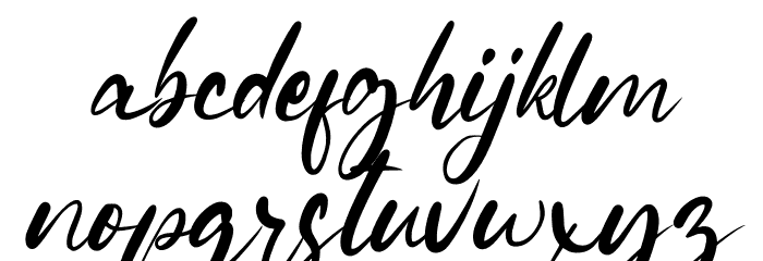 Gianella Font LOWERCASE