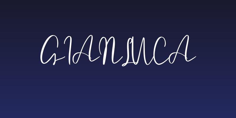 Gianluca Social Header
