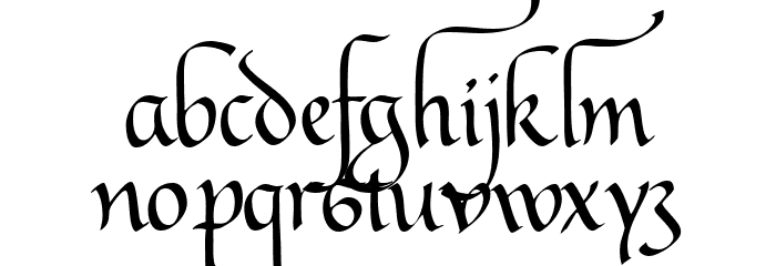 Gianna Font LOWERCASE