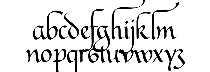 Gianna Font LOWERCASE