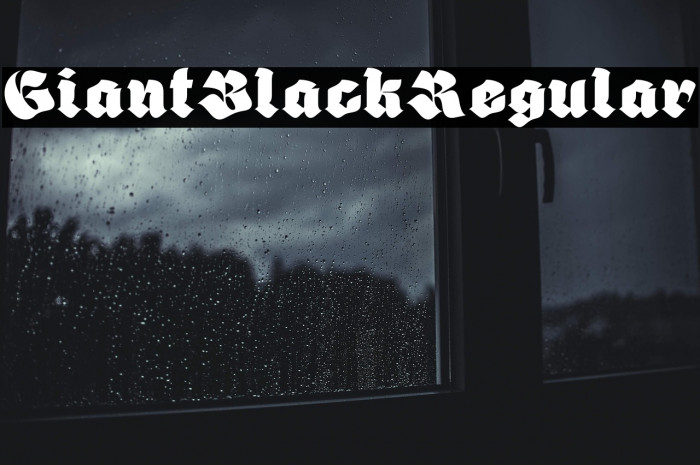 Giant Black Regular Example 2