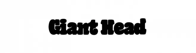 Giant Head  تنزيل الخطوط