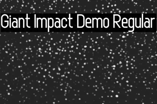 Giant Impact Demo Regular Polices examples