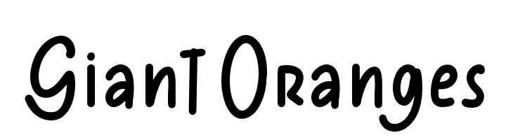 Giant Oranges  Free Fonts Download