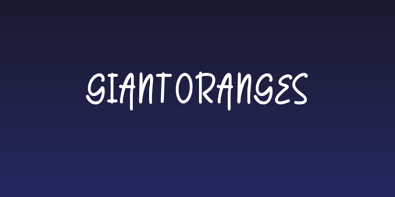 Giant Oranges Social Header