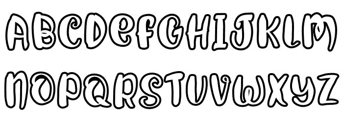 Giant Panda Font LOWERCASE